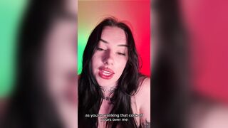 British Goth PAWG mesmerises you and makes you cum ASMR JOI
